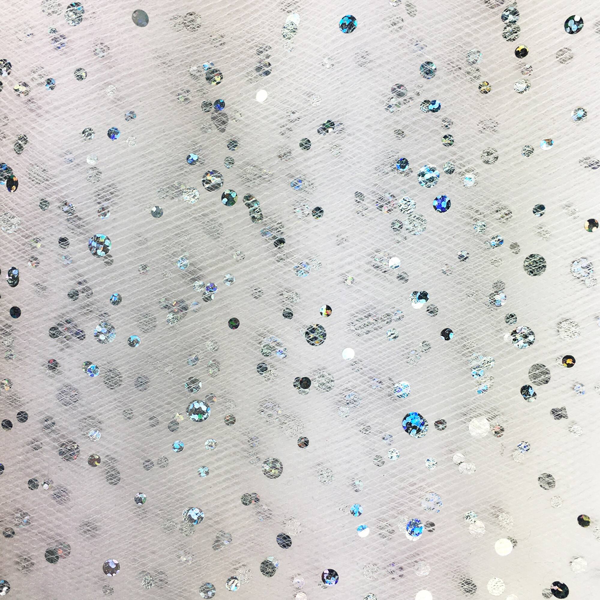 6" x 8yd. Pink Holographic Sequins Tulle by Celebrate It™